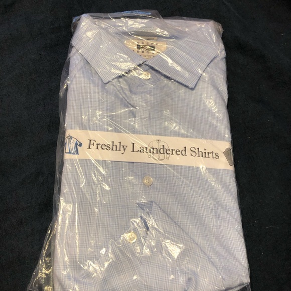 Joseph Abboud Men's Blue Checkered Shirt 19/36 - Picture 3 of 3